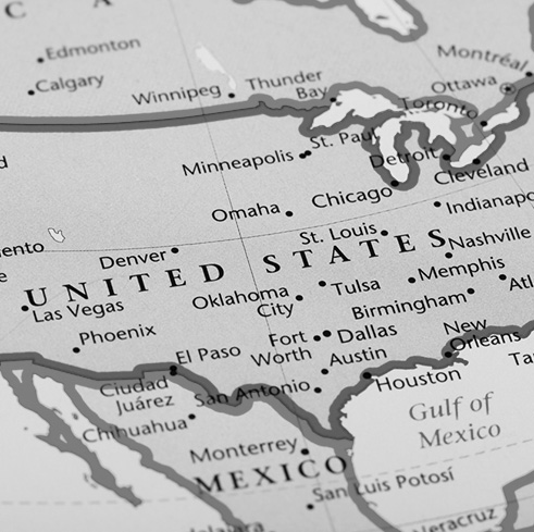 A map of the United States